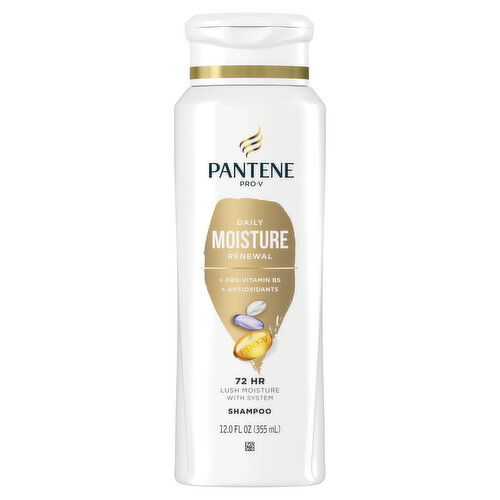 Pantene Pantene Pantene Daily Moisture Renewal 72 HR Lush Moisture Shampoo