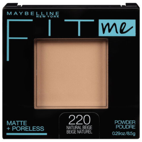 Fit me! Pressed Powder, Matte + Poreless, Natural Beige 220