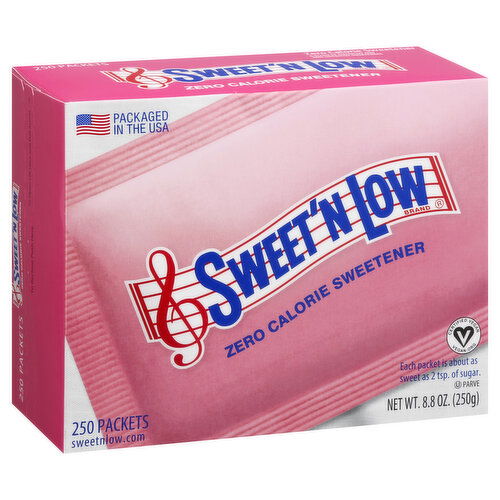 Sweet N Low Sweetener, Zero Calorie