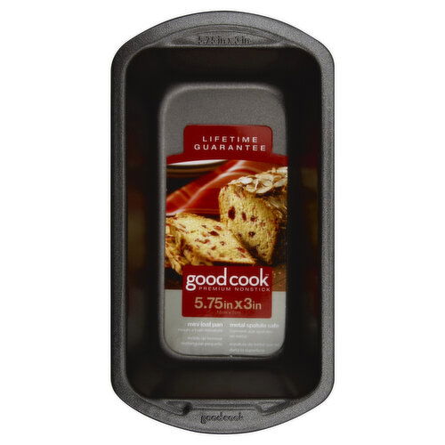 Good Cook Loaf Pan, Mini, Premium Nonstick