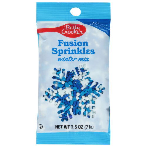 Betty Crocker Fusion Sprinkles, Winter Mix