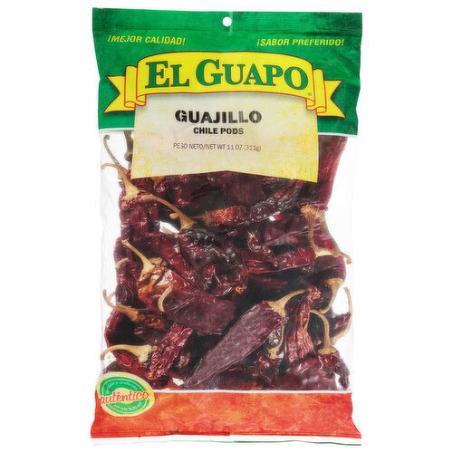 El Guapo Whole Guajillo Chili Pods (Chile Guajillo Entero)