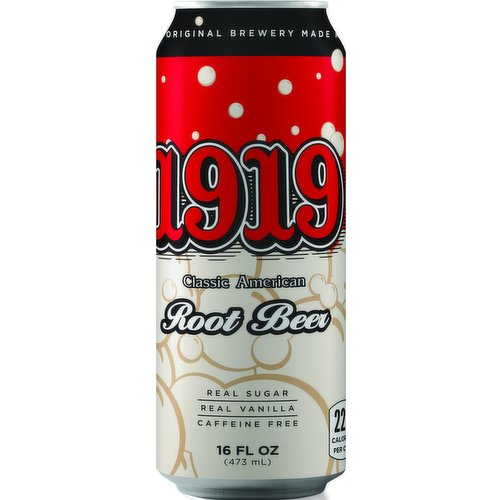 1919 Root Beer Soda, Single Can