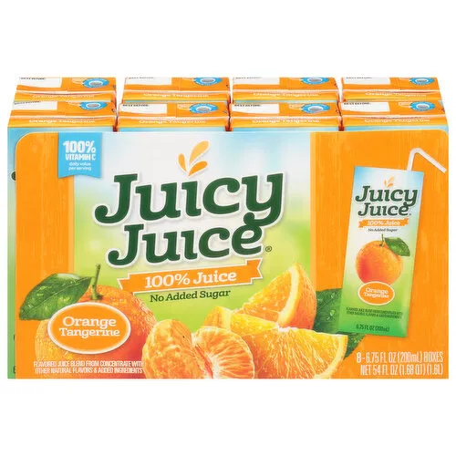 Juicy Juice 100% Juice, Orange Tangerine