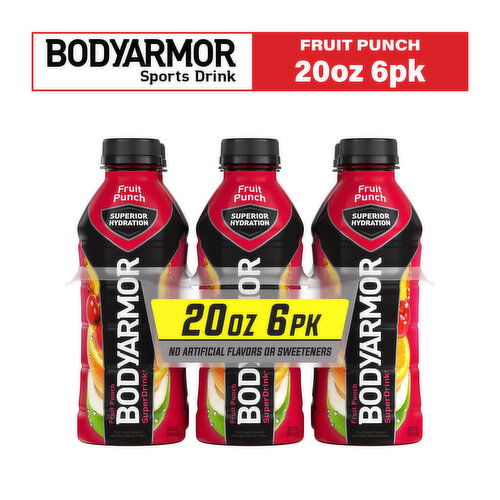 BODYARMOR SuperDrink  Sports Drink Fruit Punch