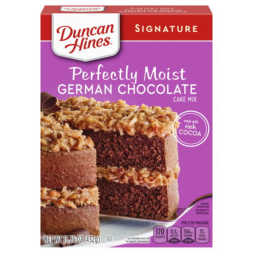Duncan Hines Signature Perfectly Moist German Chocolate Cake Mix