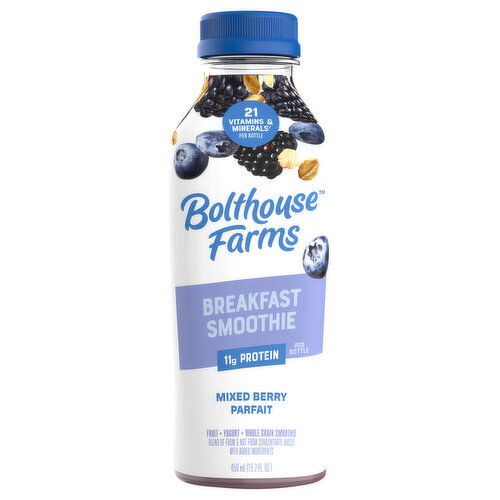 Bolthouse Farms Breakfast Smoothie, Mixed Berry Parfait