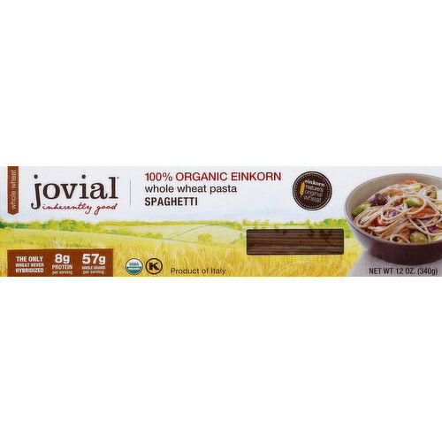 Jovial Spaghetti, Whole Wheat Pasta