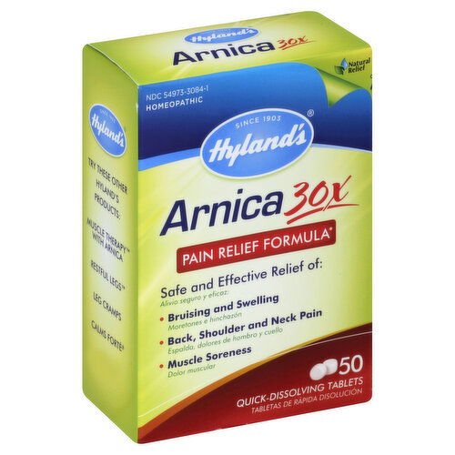 Hyland's Arnica 30X, Pain Relief Formula, Quick-Dissolving Tablets