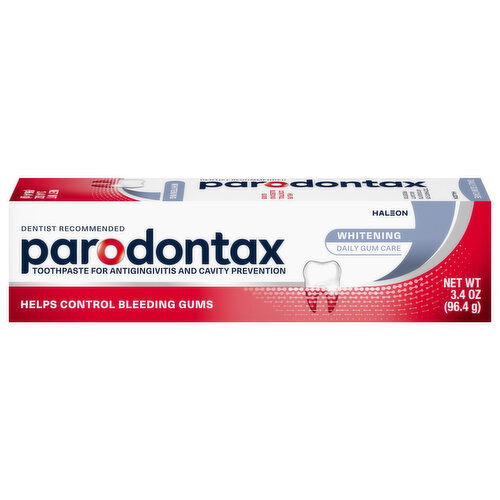 Parodontax Toothpaste, Daily Gum Care, Whitening