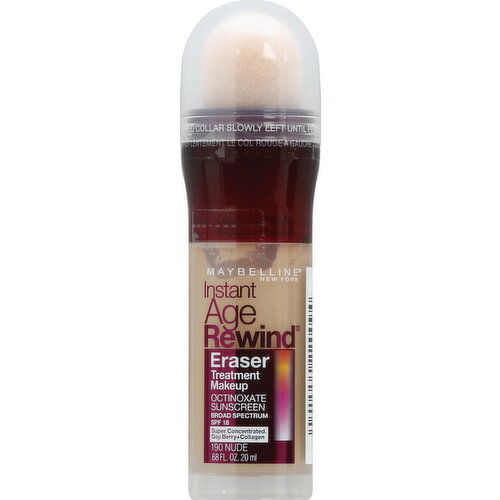 maybelline Instant Age Rewind Eraser Treatment Makeup, Nude 190