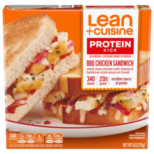 Lean Cuisine Protein Kick Sandwich, BBQ Chicken