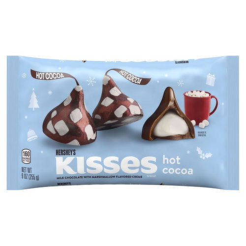 Hershey's Kisses Milk Chocolate, with Marshmallow Flavored Creme