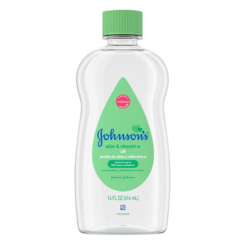 Johnsons Baby Oil, Aloe & Vitamin E