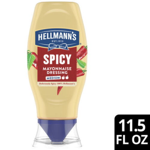 Hellmann's Spicy Mayonnaise Dressing Squeeze Bottle