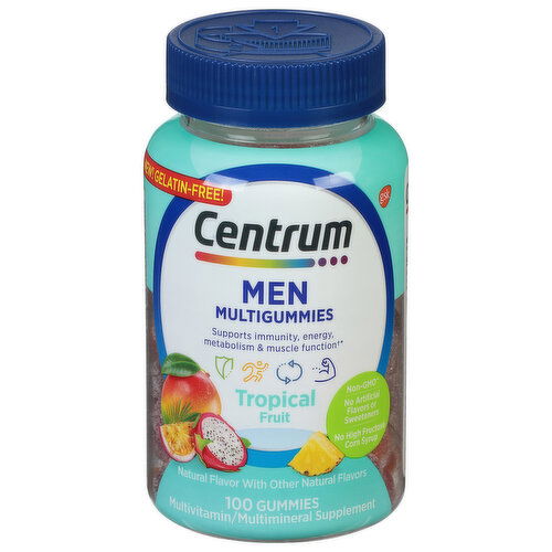 Centrum Multigummies, Men, Tropical Fruit, Gummies