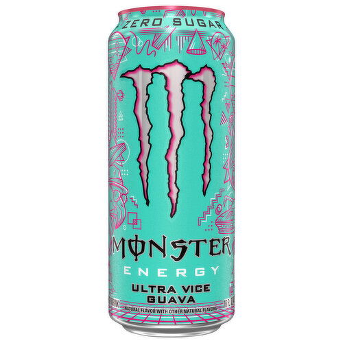 Monster Ultra Vice Guava Zero Sugar Energy Drink