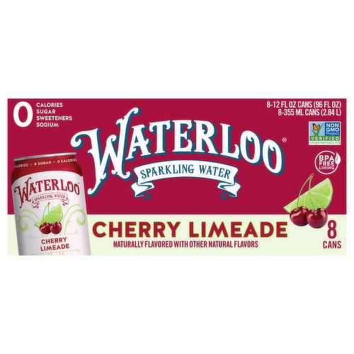 Waterloo Sparkling Water, Cherry Limeade