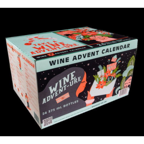 Flying Blue 24 Day Wine Advent Calendar Variety Pack