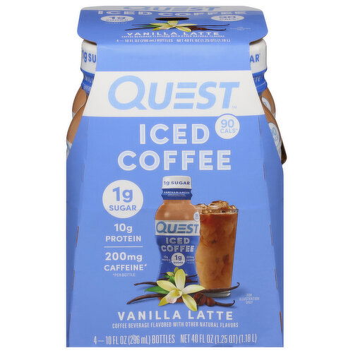 Quest Iced Coffee, Vanilla Latte