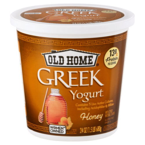 Old Home Yogurt, Honey, Greek