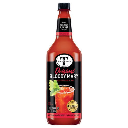 Mr & Mrs T Bloody Mary, Non-Alcoholic Mix, Original