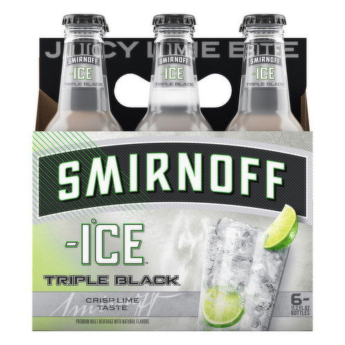 Smirnoff Ice Malt Beverage, Triple Black