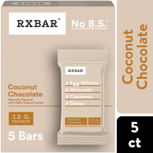 Rxbar Protein Bars, Coconut Chocolate