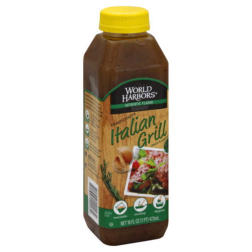 World Harbors Amalfi Coast Sauce & Marinade, Italian Grill
