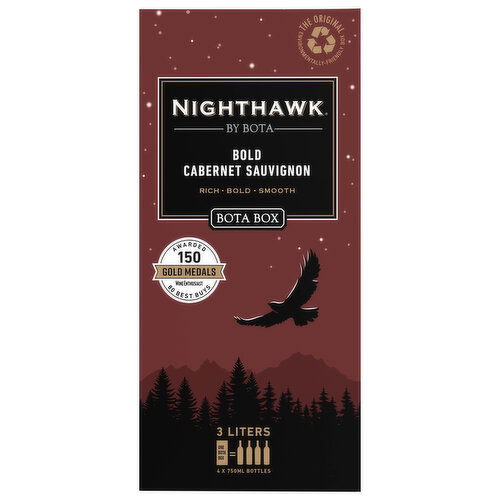 Bota Box Nighthawk Cabernet Sauvignon, Bold