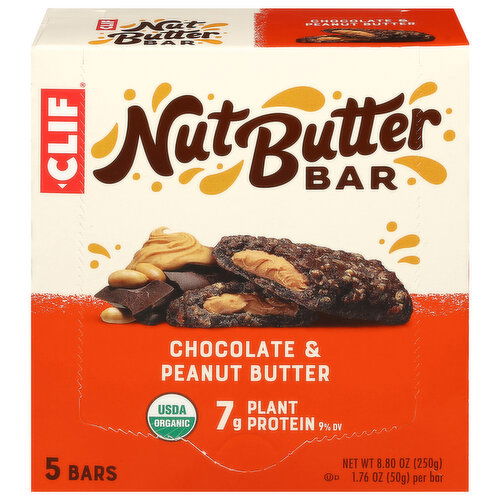 Clif Nut Butter Chocolate & Peanut Butter Bars