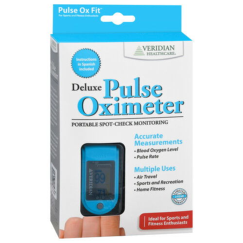 Veridian Healthcare Pulse Oximeter, Deluxe