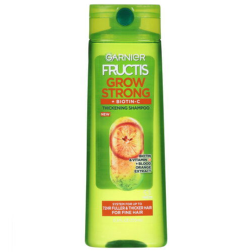 Fructis Grow Strong Shampoo, Thickening, + Biotin C