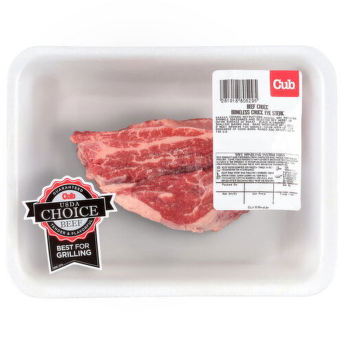 Cub Boneless Beef Chuck Eye Steak