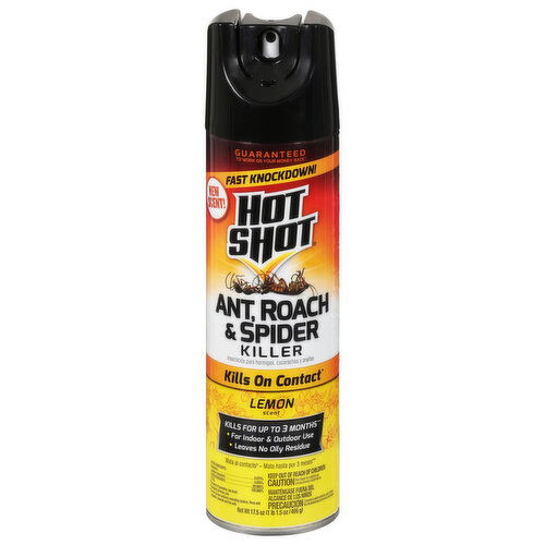 Hot Shot Ant, Roach & Spider Killer, Lemon Scent