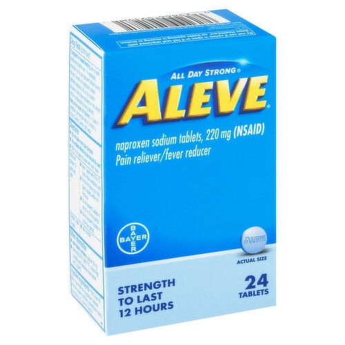 Aleve All Day Strong Pain Reliever/Fever Reducer, 220 mg, Tablets