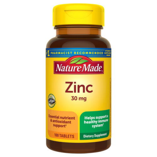 Nature Made Zinc, 30 mg, Tablets