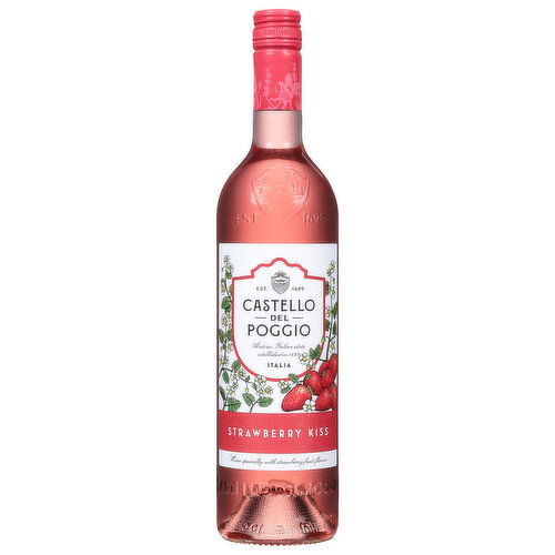 Castello Del Poggio Wine, Strawberry Kiss, Italia