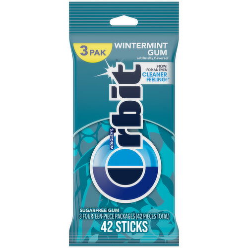 Orbit ORBIT Wintermint Sugar Free Chewing Gum Multipack