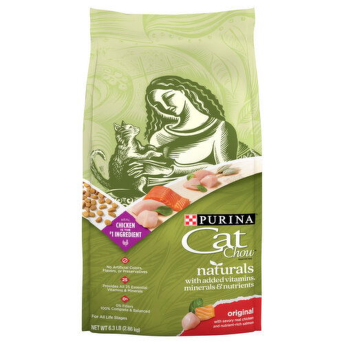 Cat Chow Purina Cat Food, Original, Naturals