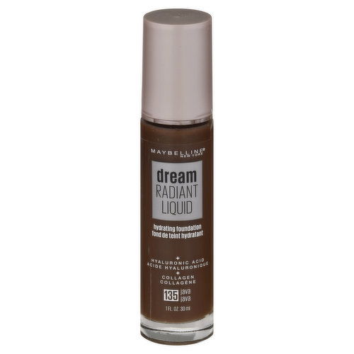 maybelline Dream Radiant Liquid Hydrating Foundation, Java 135