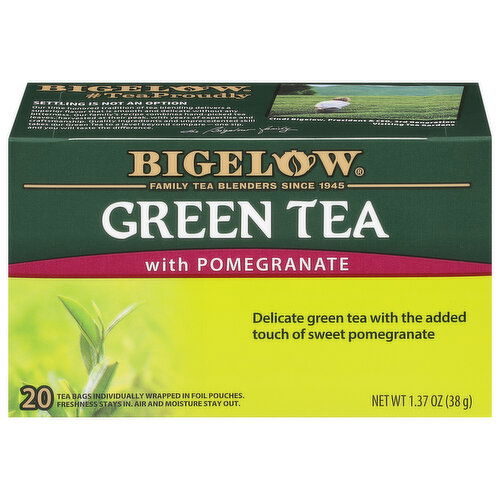 Bigelow Green Tea, Bags