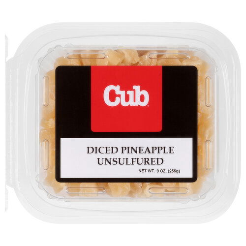 Cub Diced Pineapple Unsulfured