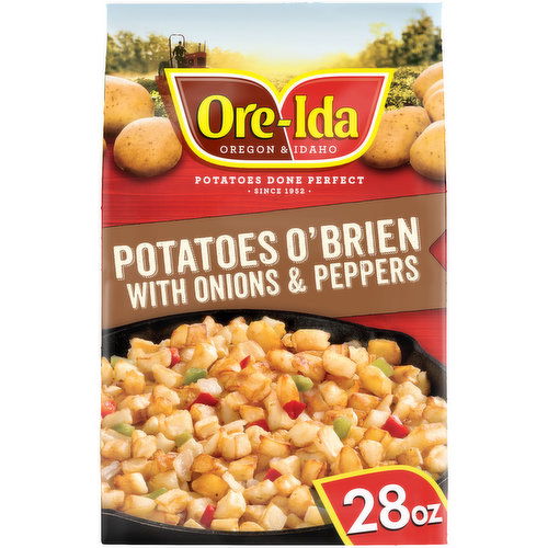 Ore-Ida Potatoes O'Brien with Onions & Peppers Frozen Potatoes