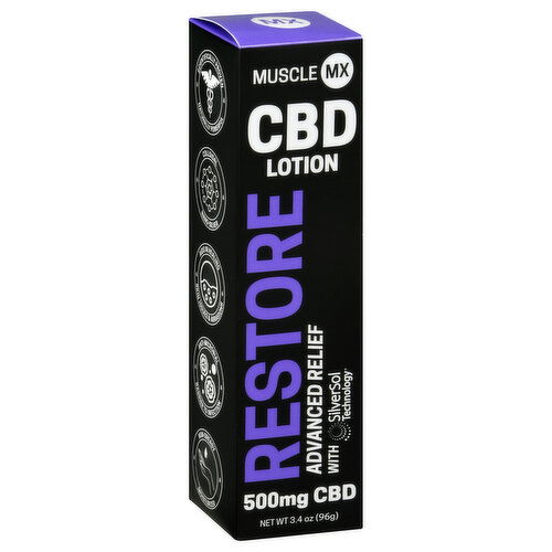 Muscle MX CBD Lotion, Restore