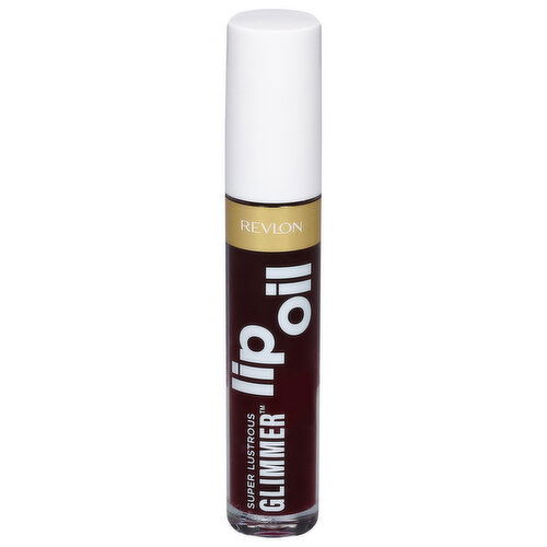 Revlon Super Lustrous Glimmer Lip Oil, 006 Plum Pop