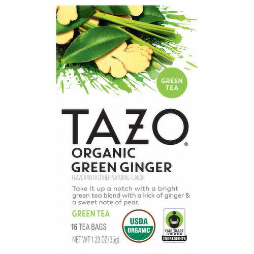 Tazo Organic Green Ginger Green Tea