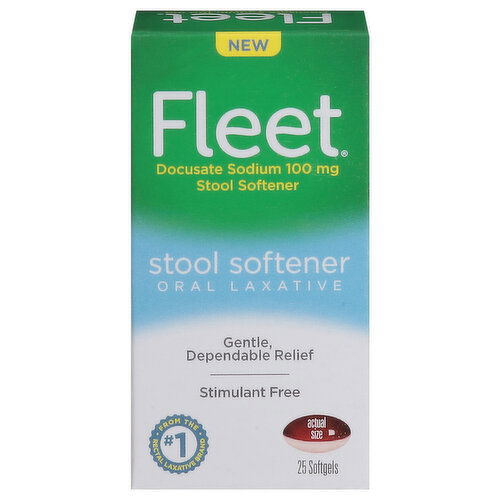 Fleet Oral Laxative, Stool Softener