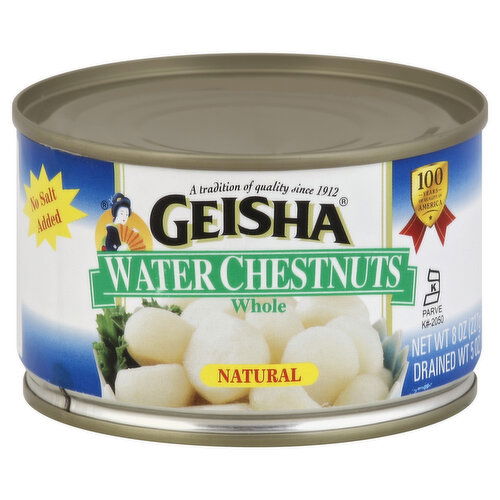 Geisha Water Chestnuts, Whole