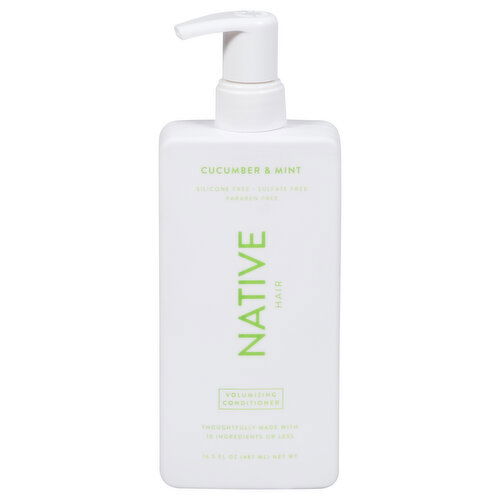 Native Volumizing Conditioner, Cucumber & Mint